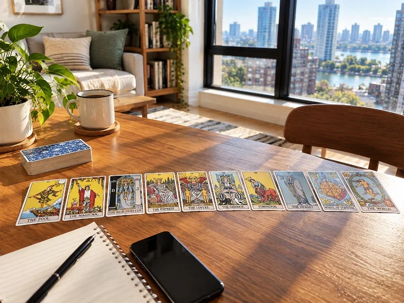 Major Arcana cards including The Fool The Magician and The Lovers