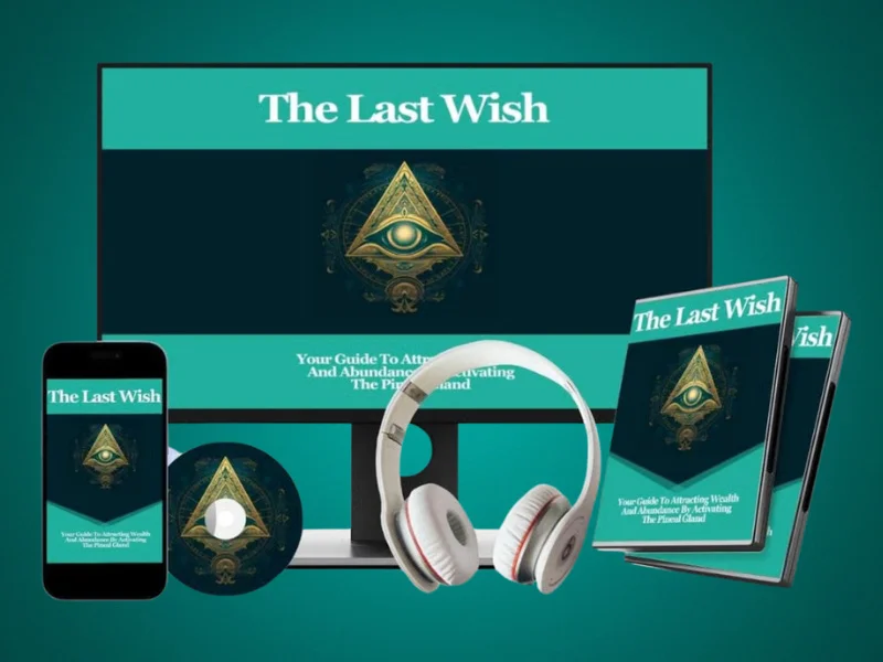 The Last Wish audio program and headphones